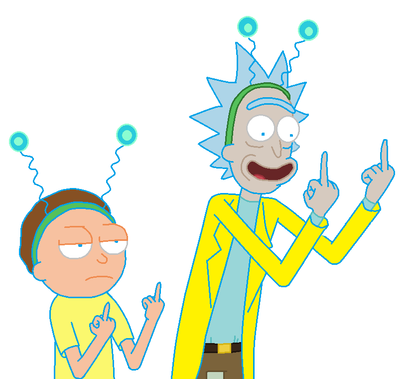 Rick & Morty square coaster