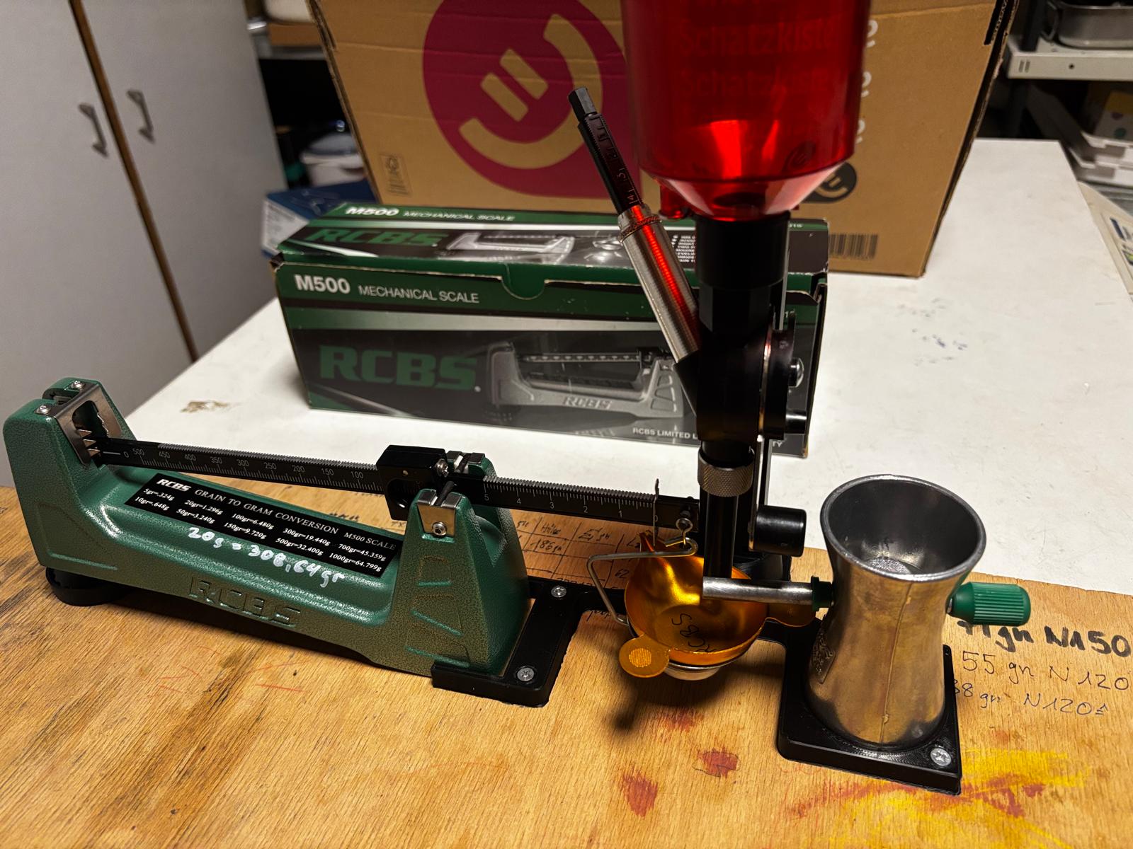 Reloading Center for RCBS balance and triggler and LEE – Pulverfüller „Perfect”