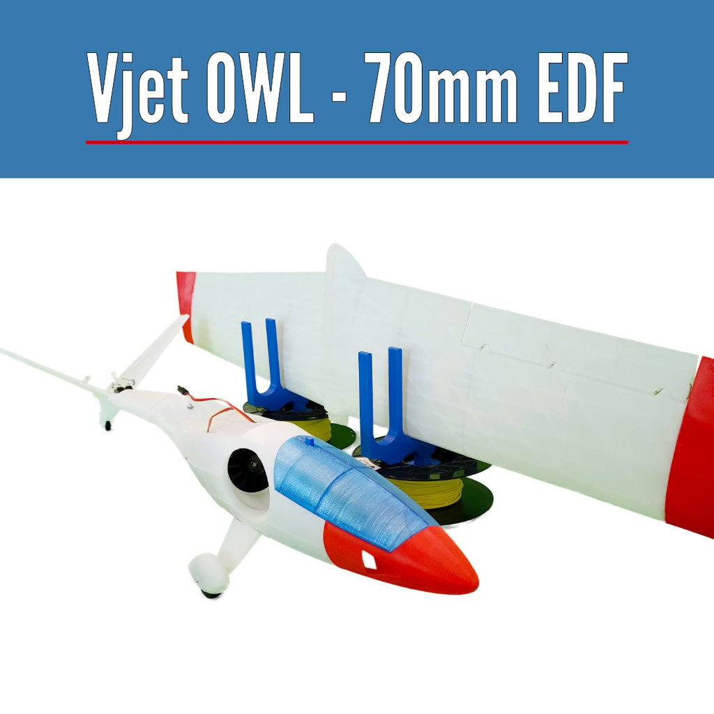 VJet OWL 70mm EDF  from OWLplane - test files