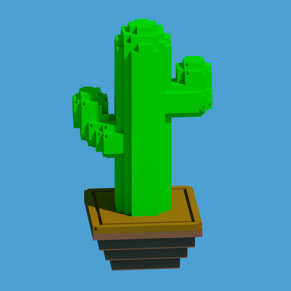 MagicaVoxel Cactus