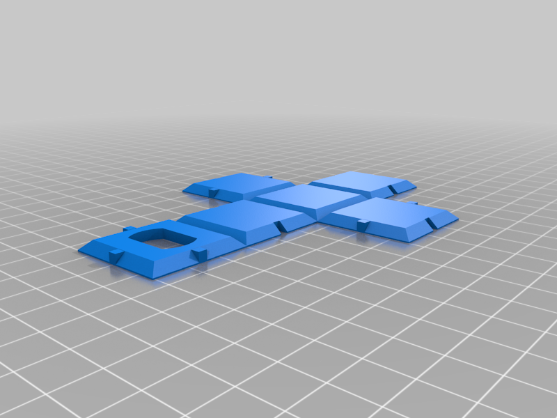 foldable cube with snap in