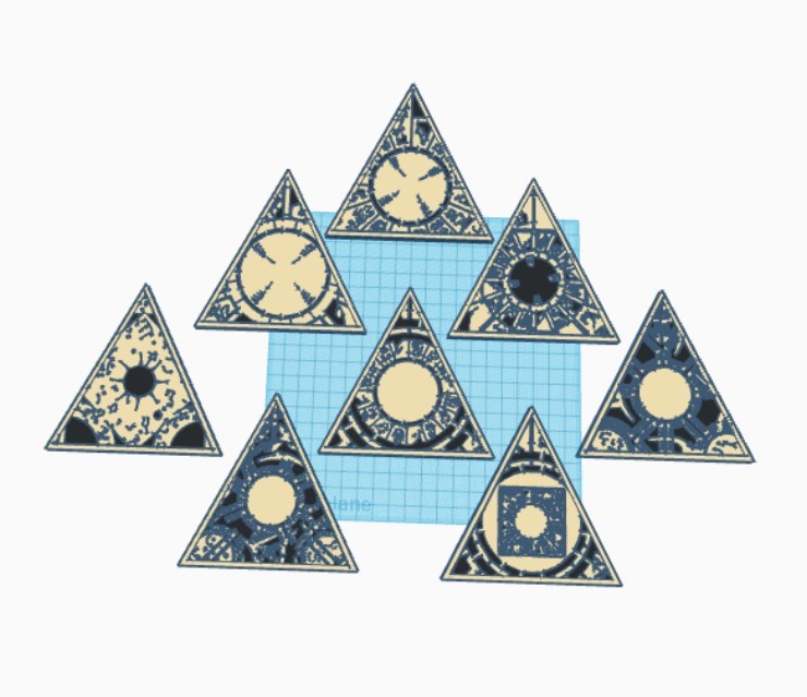 Hellraiser Coasters Triangular (Set of 8)