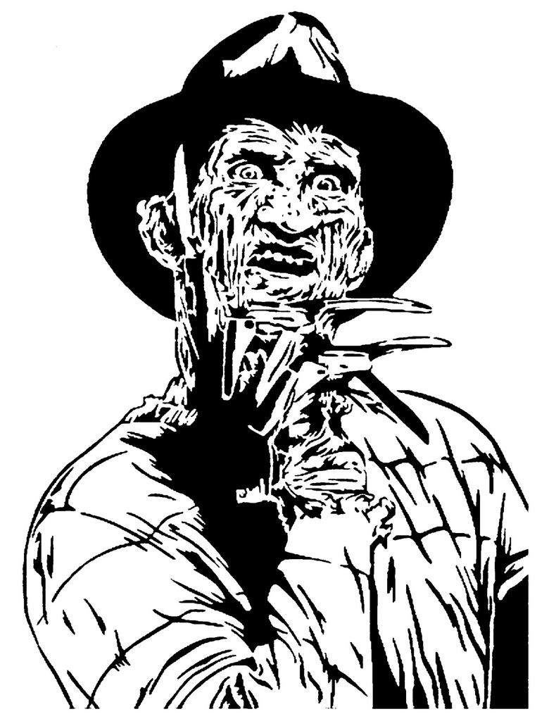 Freddy Krueger Stencil 3