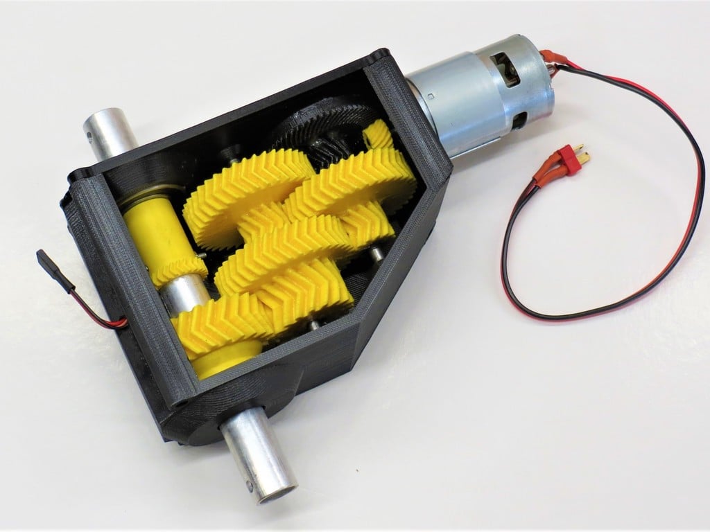 3D printable high torque servo/gearbox version 2