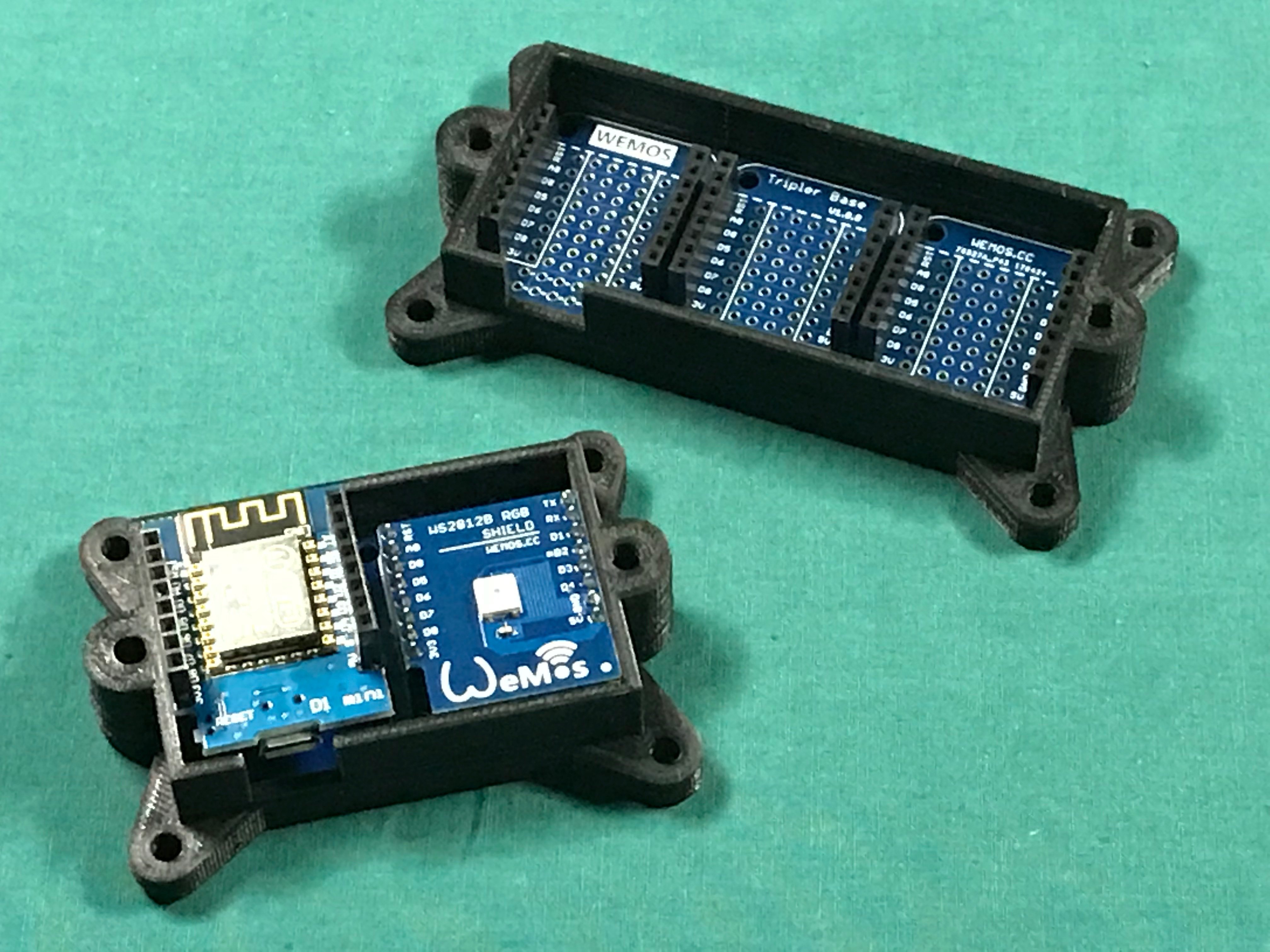 WeMos Double and Triple case
