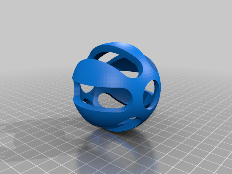 Trapped Ball Cat Toy