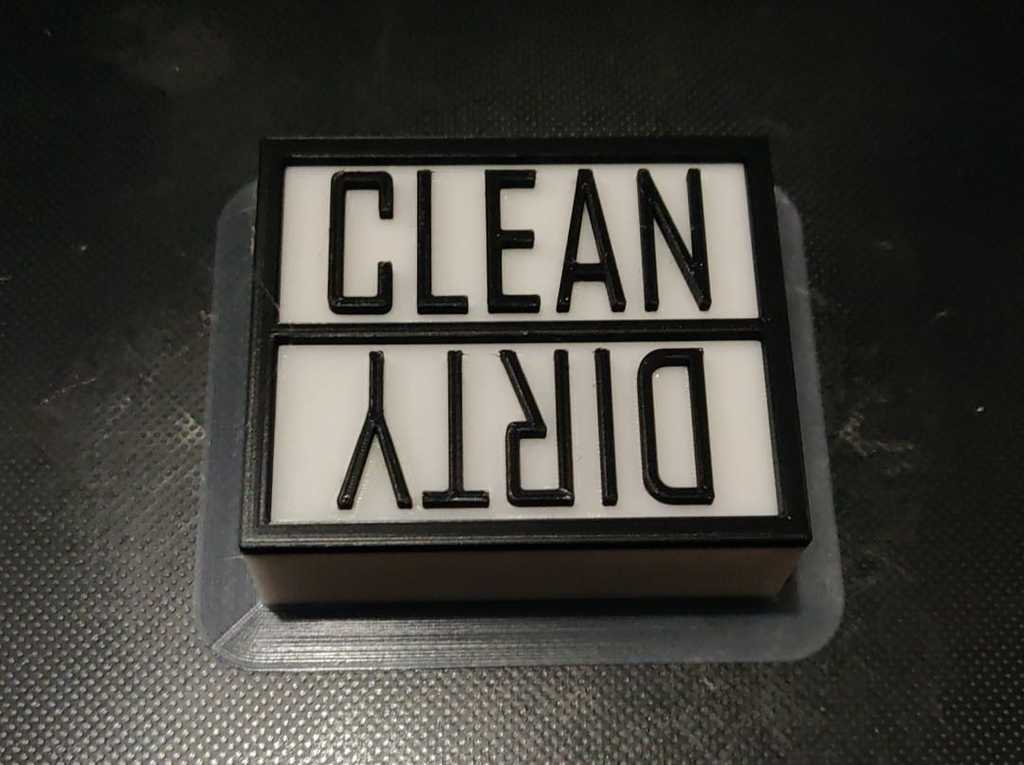 Dishwasher Clean Dirty Sign