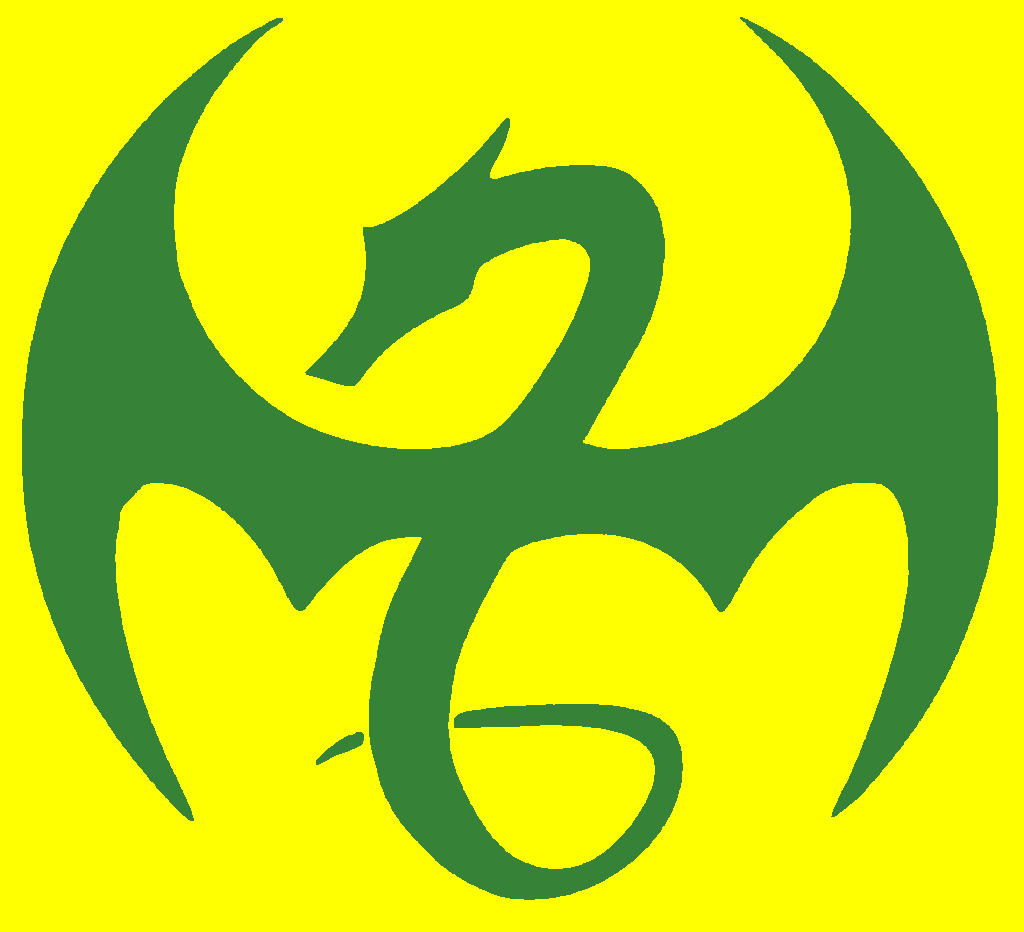 Iron Fist Emblem stencil