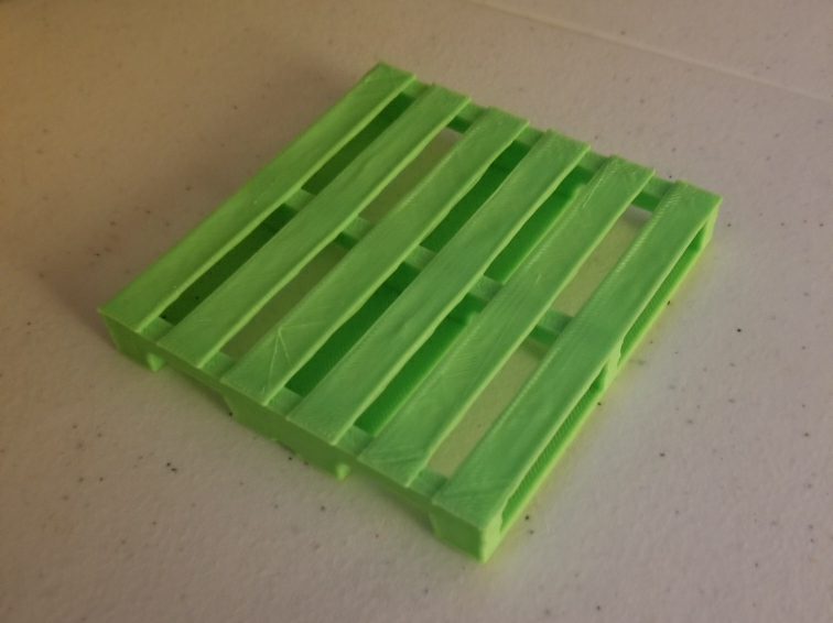 Pallet for toy fork truck