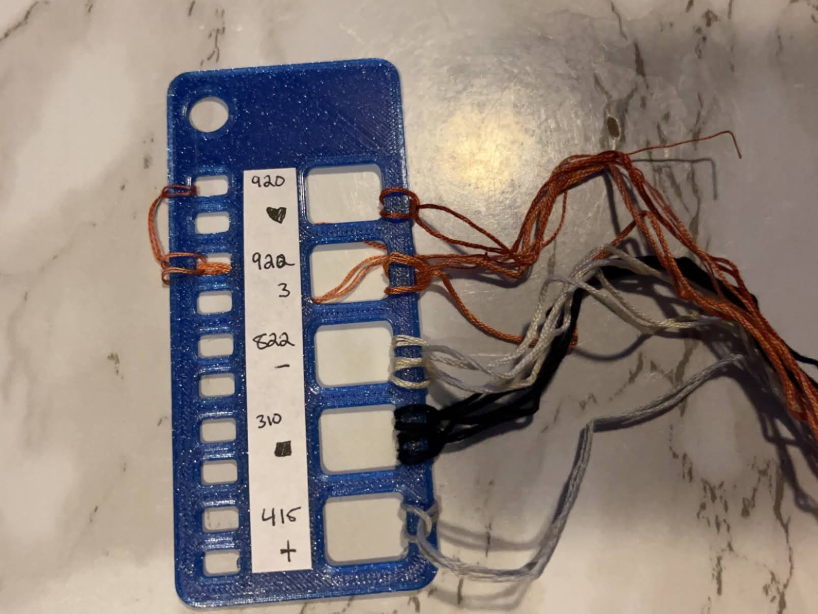 Embroidery Floss Organizer Drop
