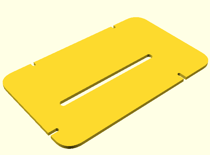 Top Panel for Lulzbot Mini Enclosure