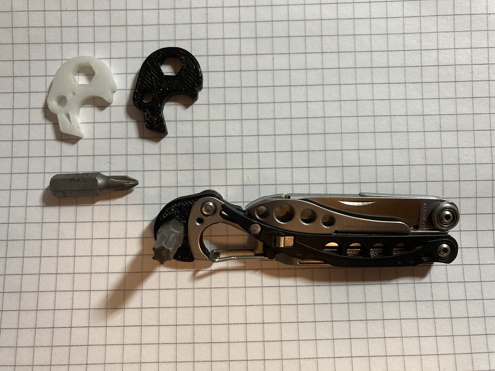 Leatherman Style multitool Bit holder extension