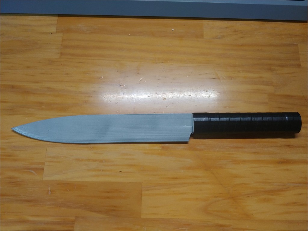 Modeled sashimi knife