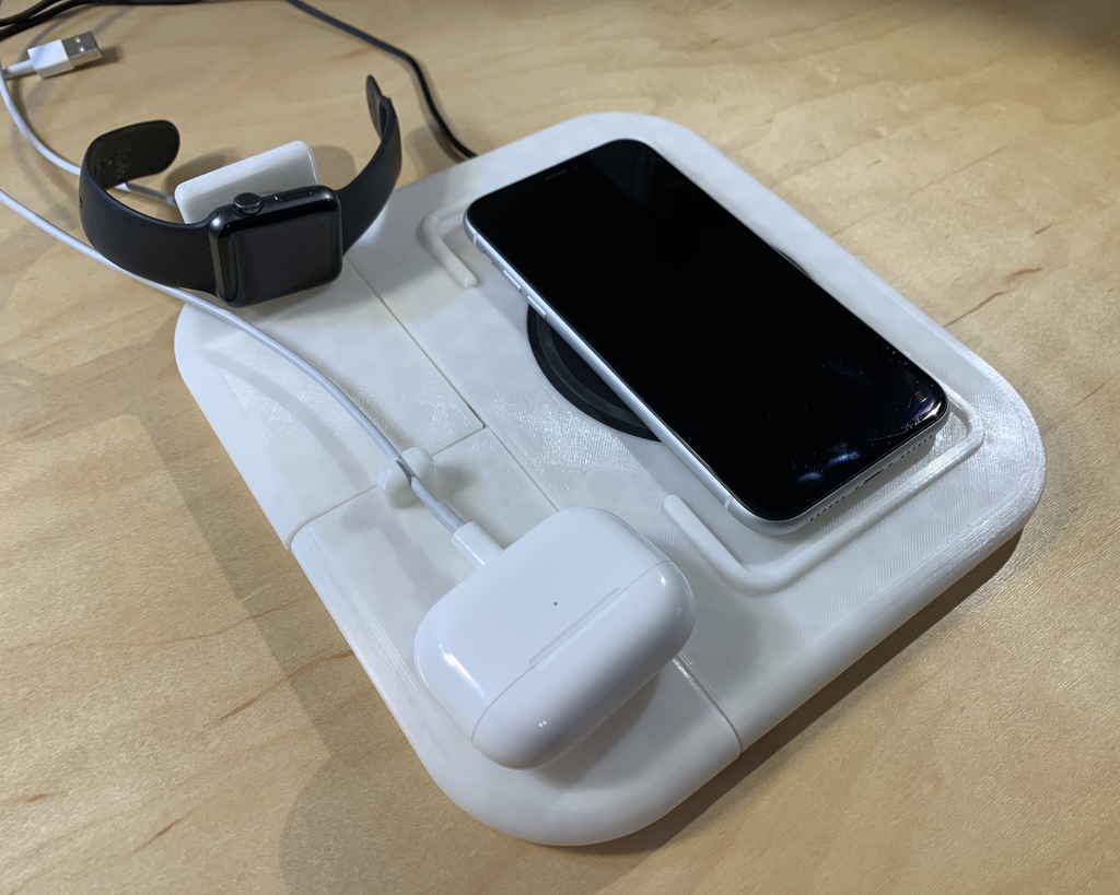 3D printed wireless charging station
