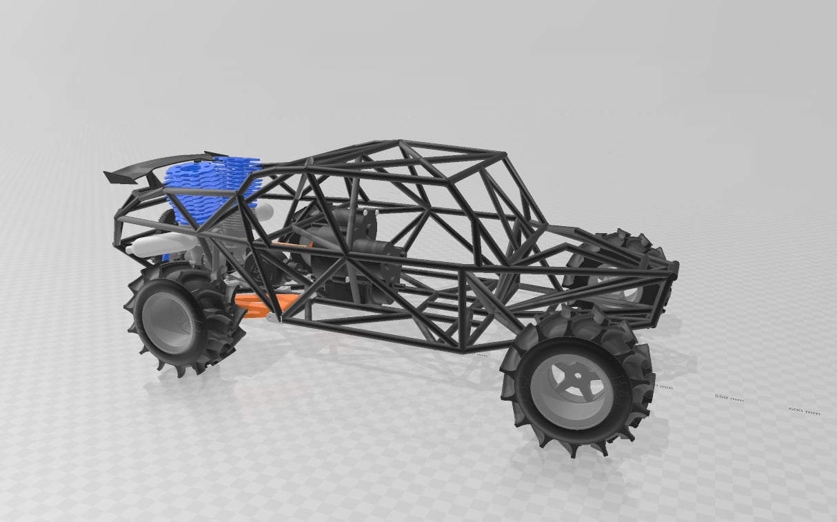 Rc sand car roll-cage only (Open source)