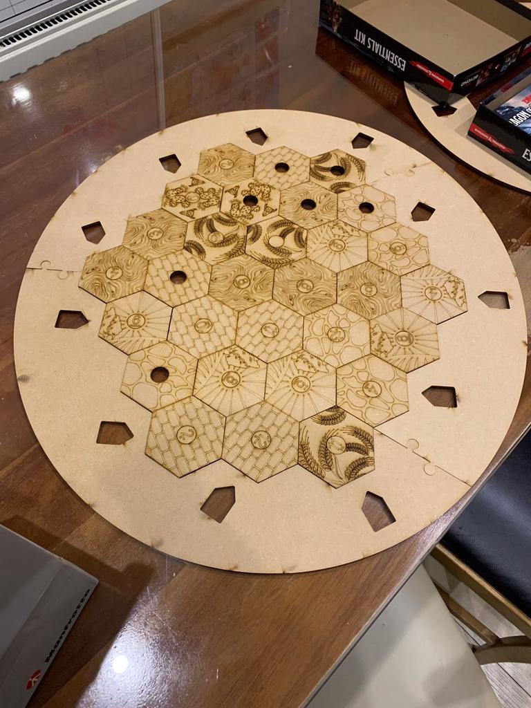 Laser Cut Catan - 2 player and 5/6 player versions