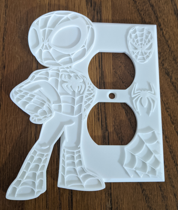 spider-man light switch cover and outlet cover