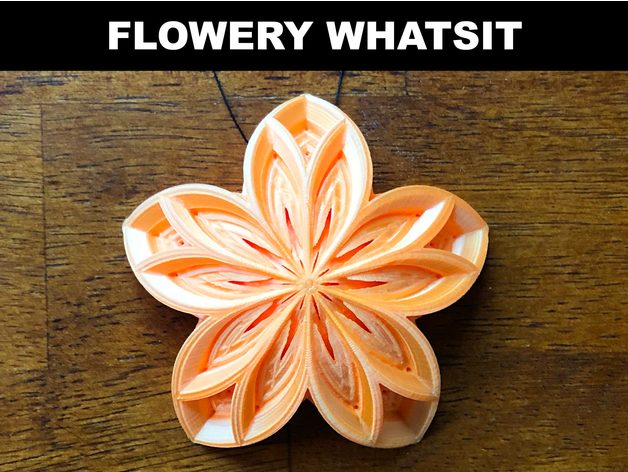 Flowery Whatsit Ornamentsuncatcher