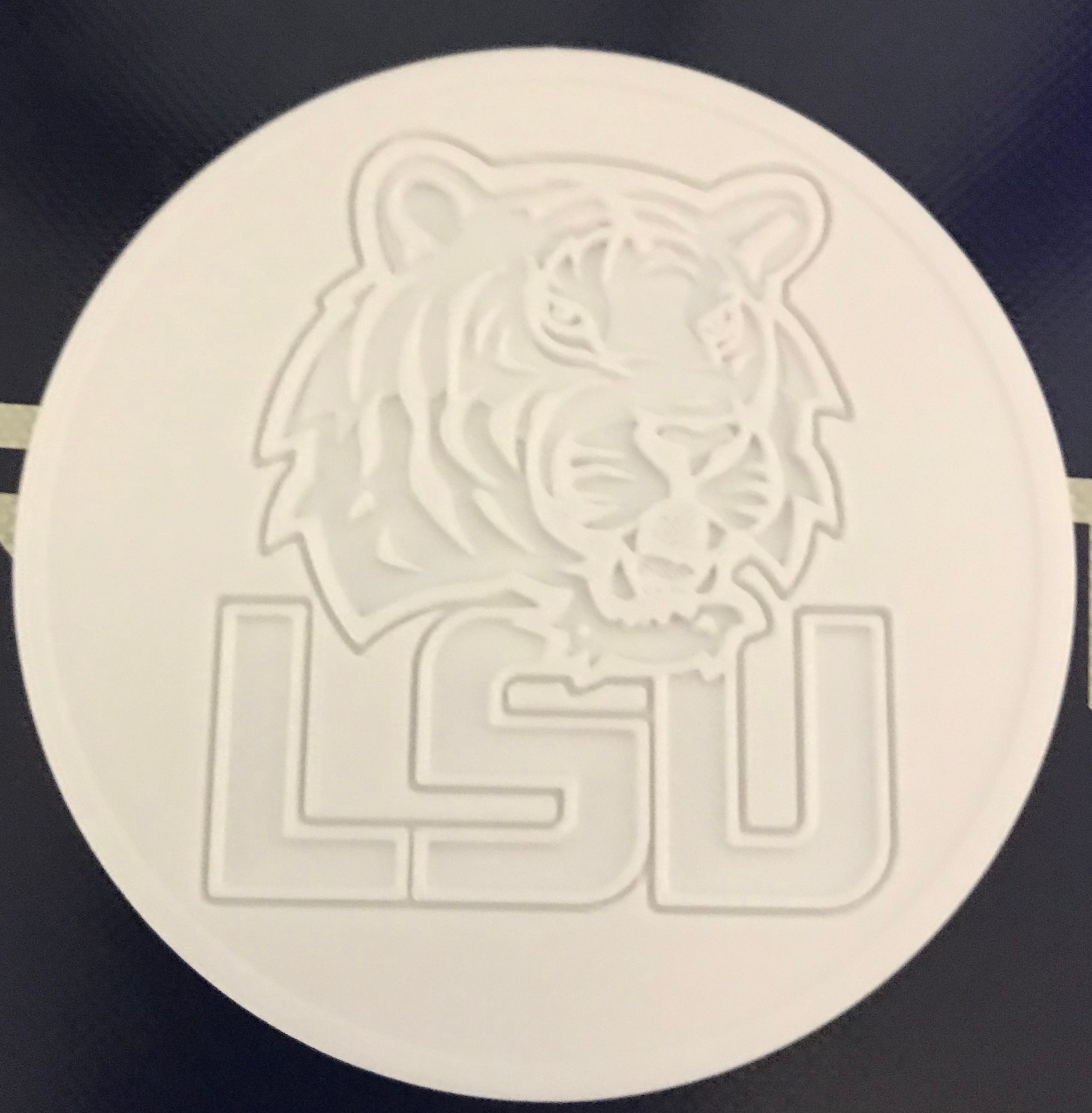 LSU & Saints Coaster with Caddy