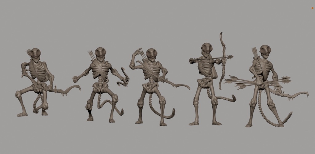 Cat Folk Skeleton Archer