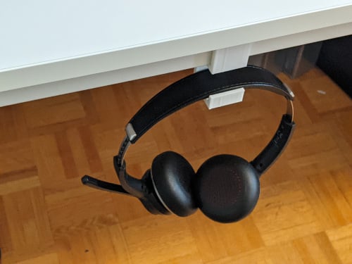 Headset/Headphone Holder for Ikea Melltorp Desk