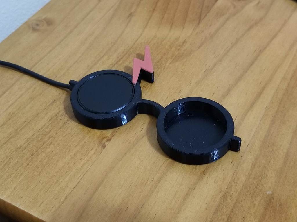Galaxy Watch (Classic/Active) Charger Holder (Harry Potter Glasses)
