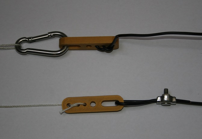 Isolator for wire antennas dipole or other