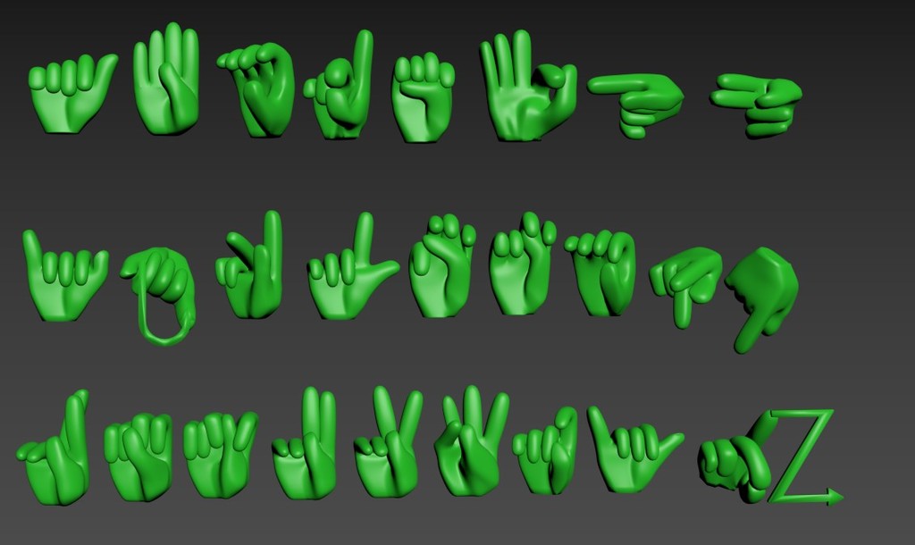 ASL Alphabet hand shapes