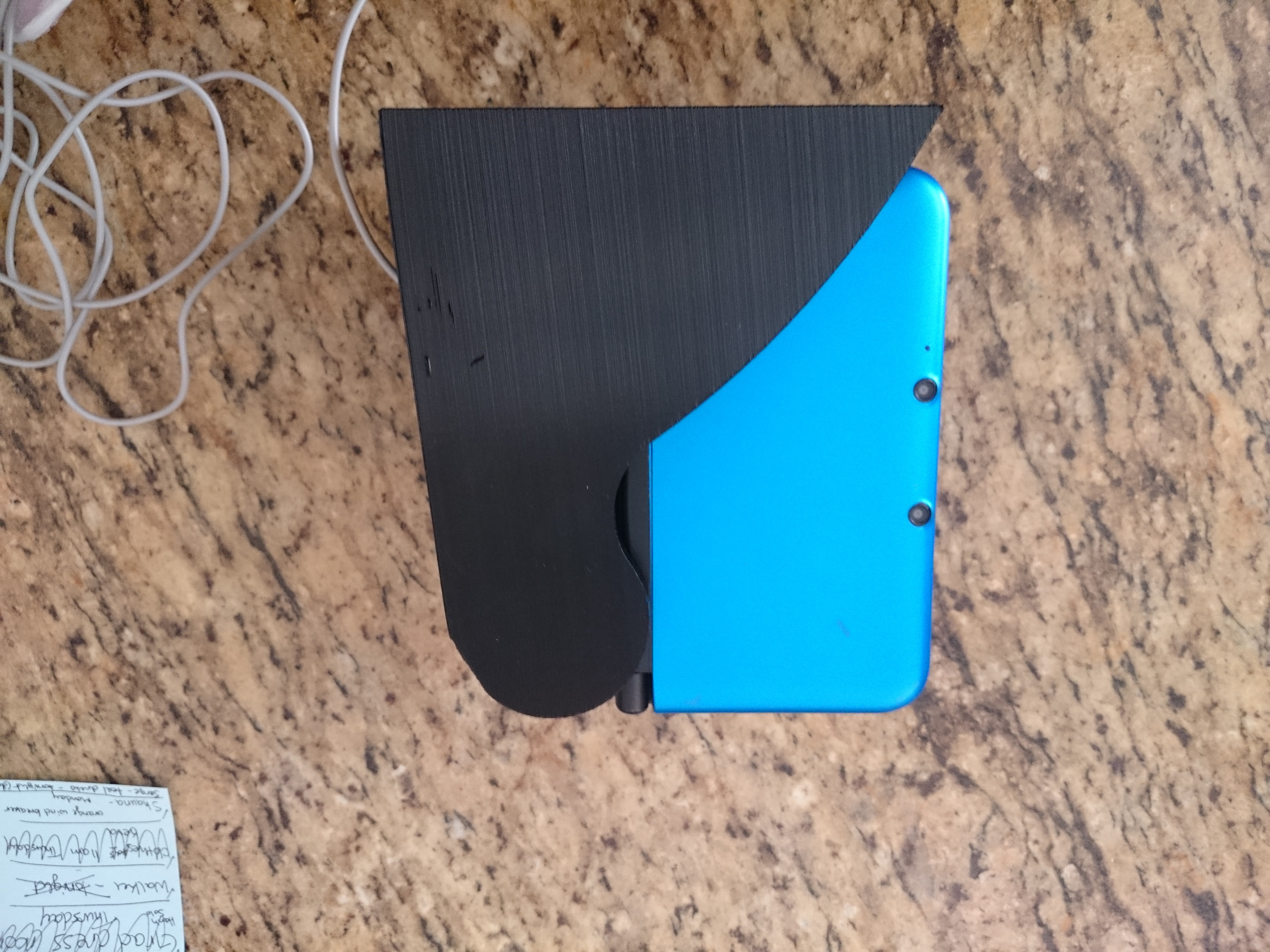 dual Nintendo 3ds XL wall mount and charger