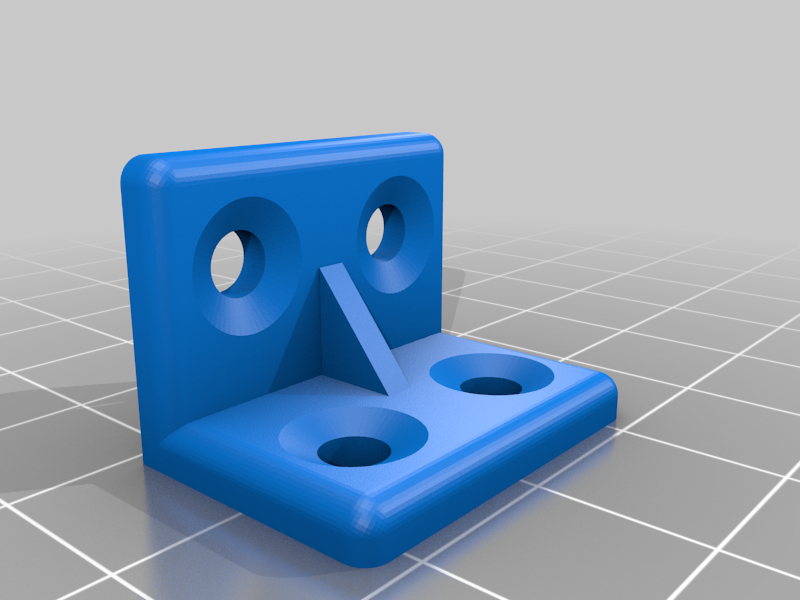 4 Hole Inside Corner Bracket