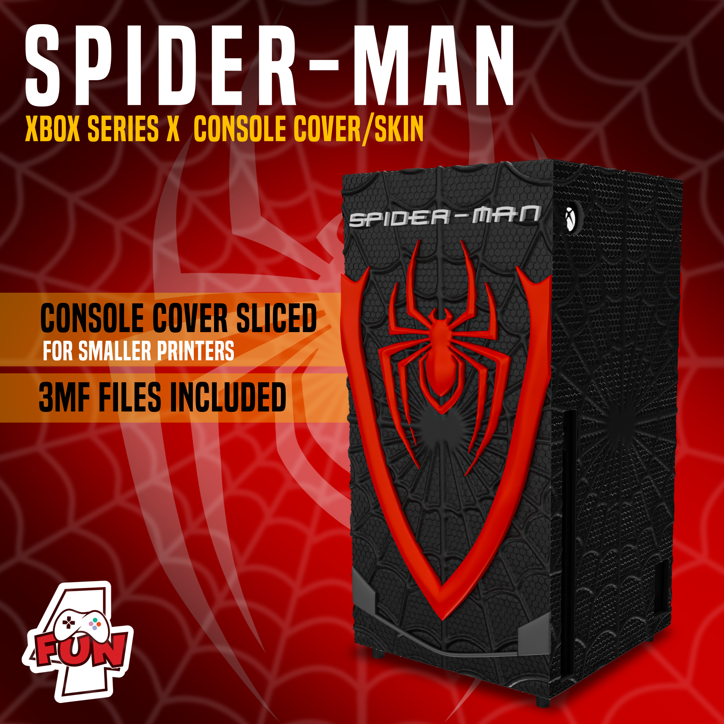 Spider-Man XBOX SERIES X CONSOLE COVER/SKIN