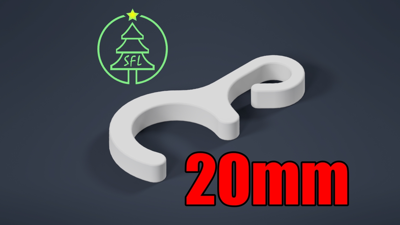 20mm PVC Pipe String Light Hook