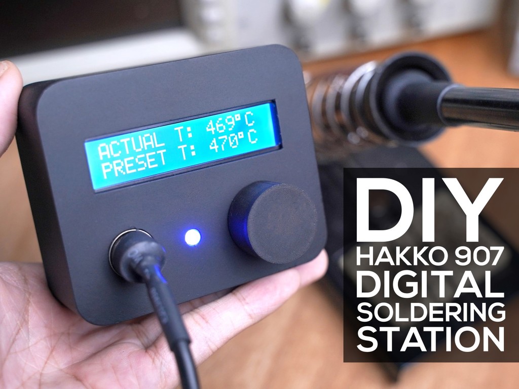 DIY Digital Soldering Station (Cheapo Hakko 907)