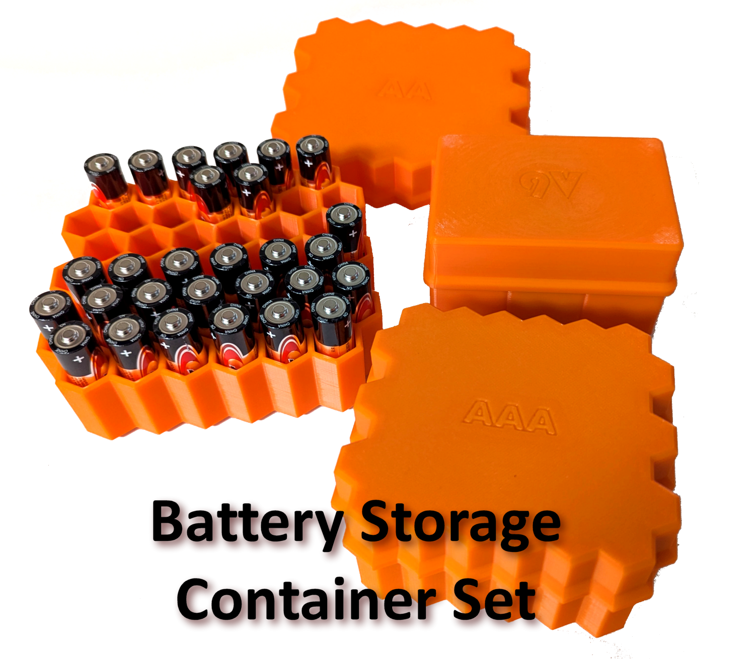Battery Storage Container Set
