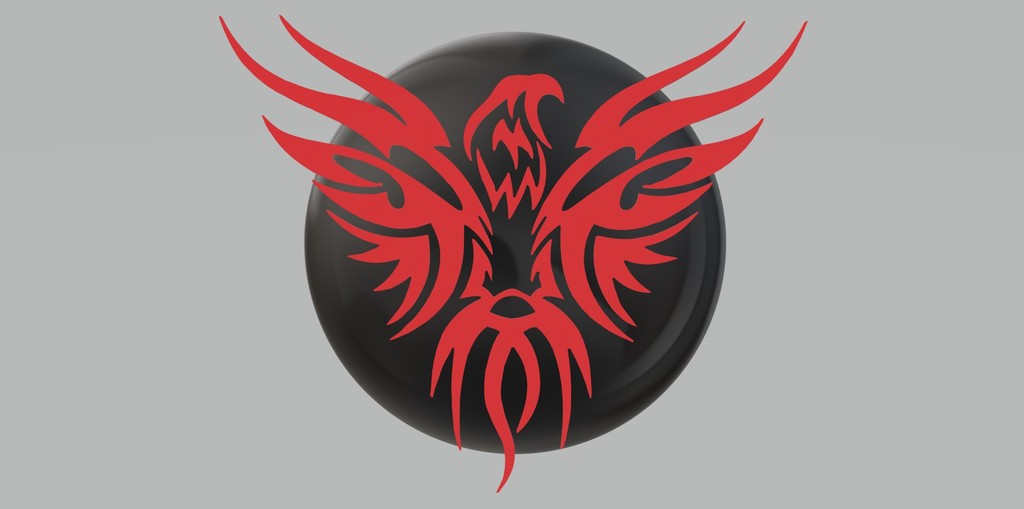 devil Eyes Eagle Harley davidson logo sticker