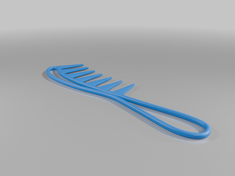 Wide tooth comb