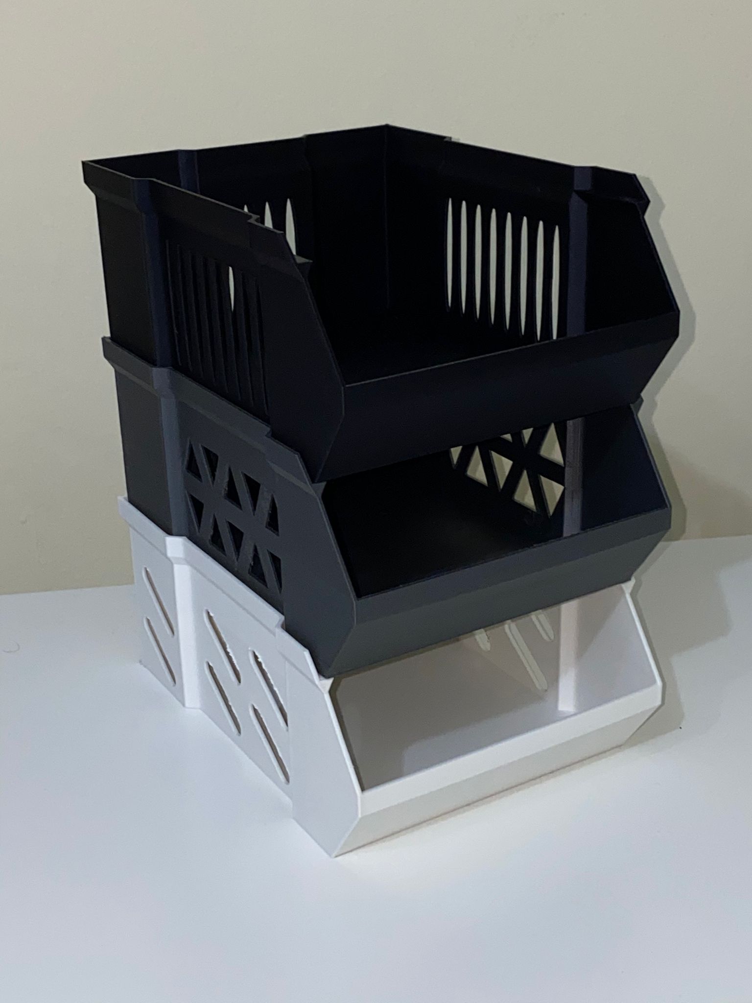 Customized Stackable Container Bins
