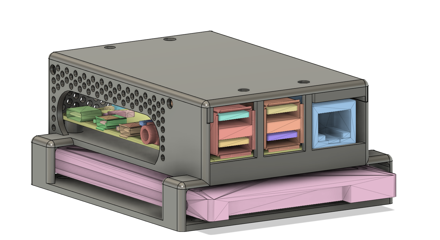 raspberry pi 4 case with 2.5in ssd