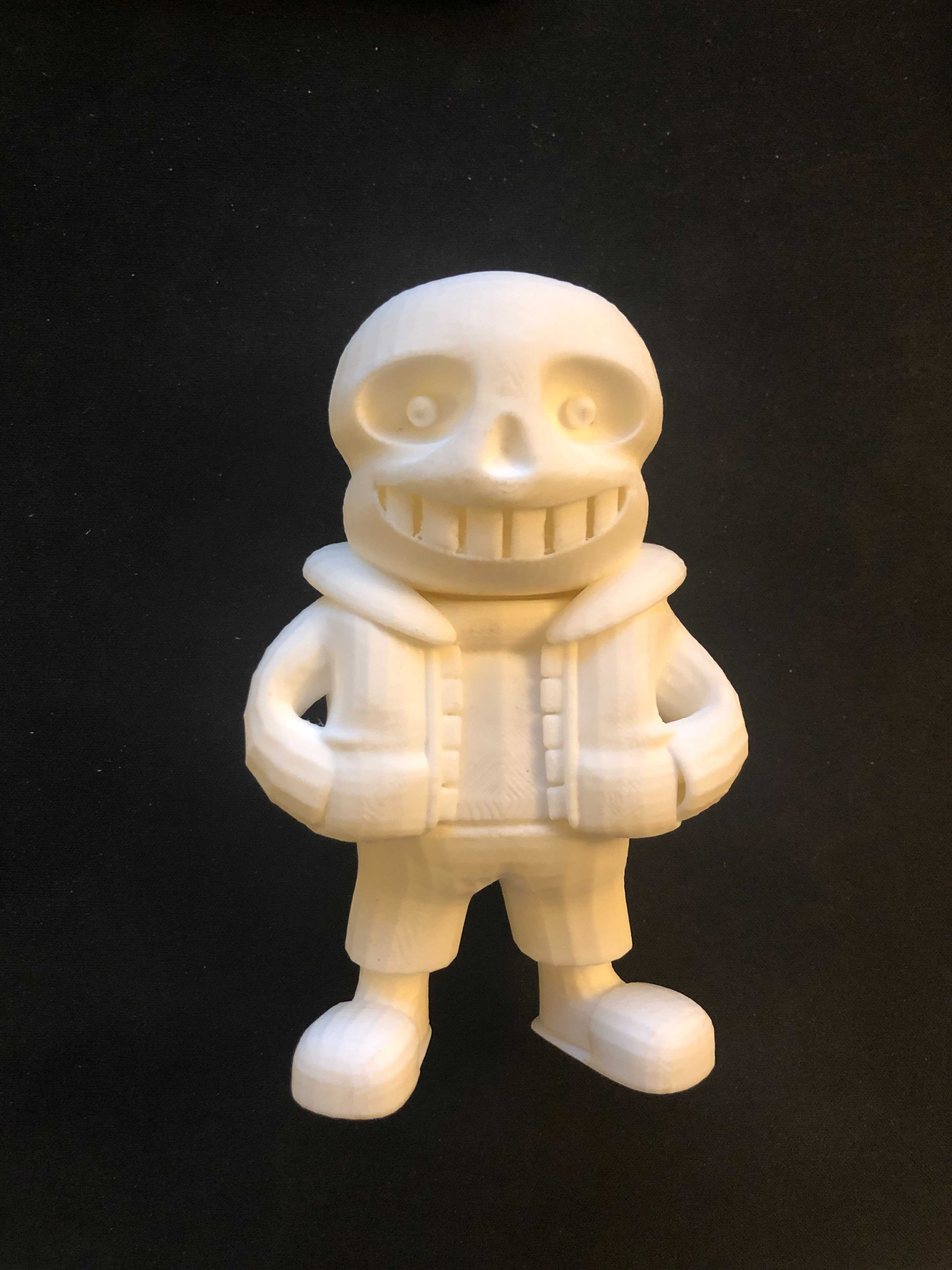 Sans from Undertale (Eyes Optimized for 3D Printing)