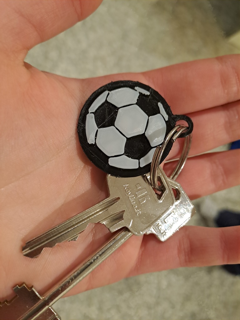 Soccer/Football ball keychain