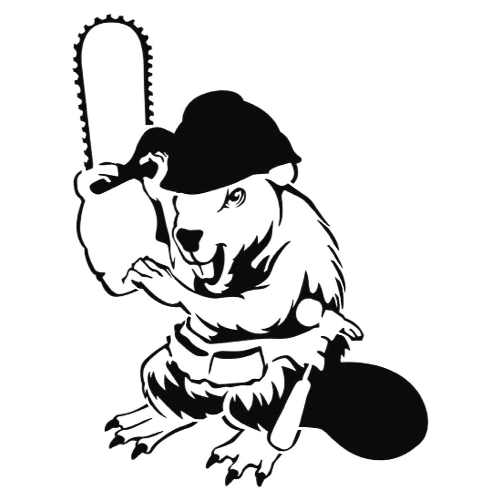 Beaver stencil