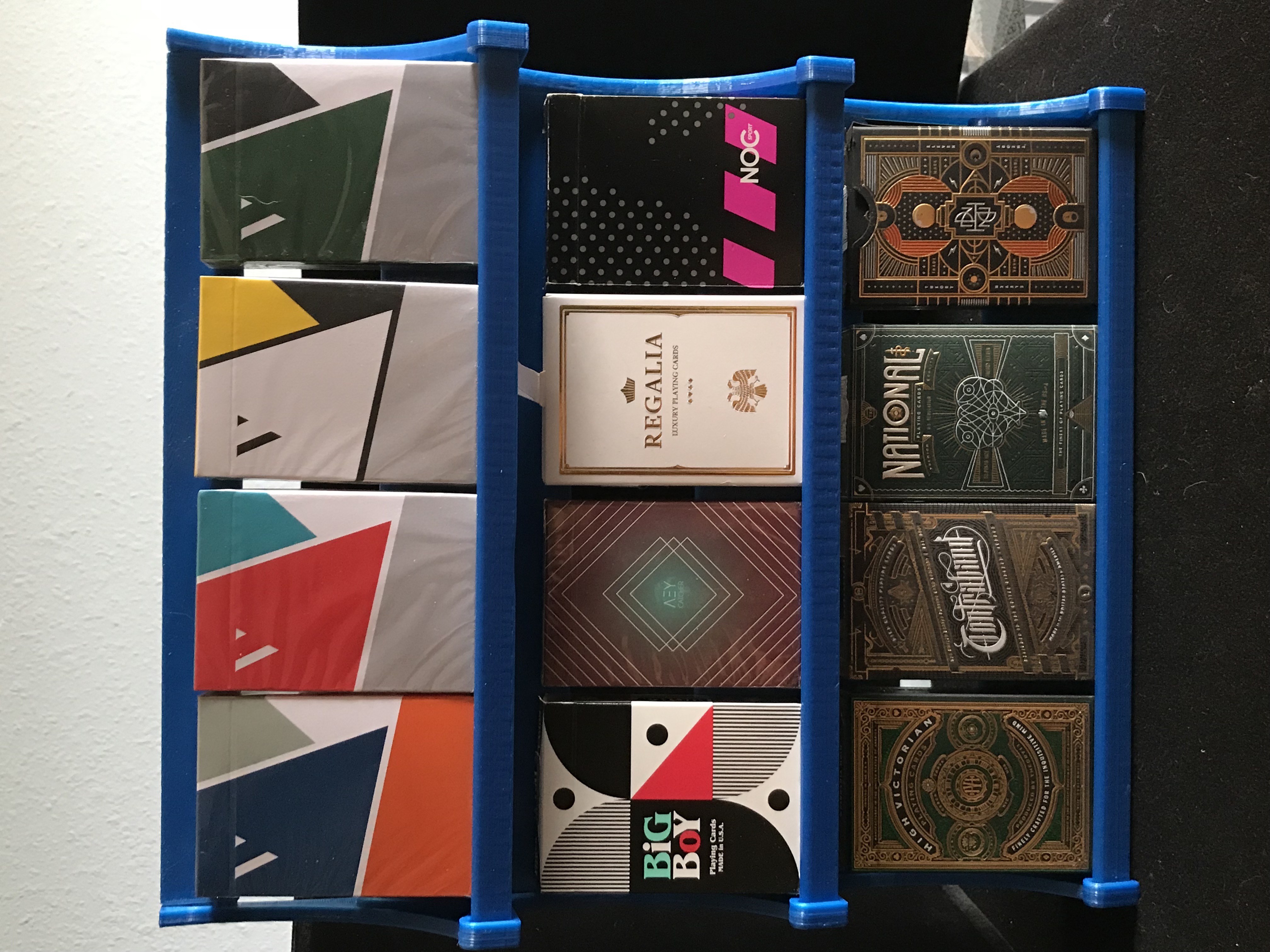 Playing Card Display Shelf