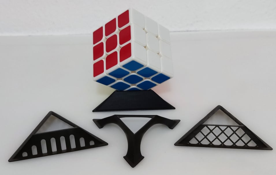 Rubik's cube display stand