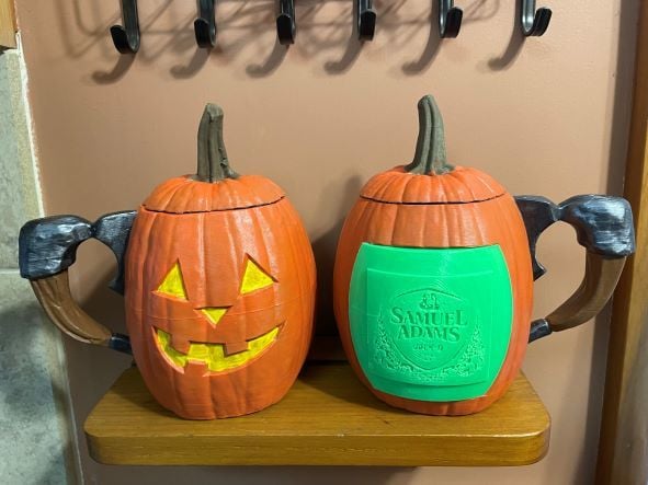 12 oz Pumpkin Mug can holder