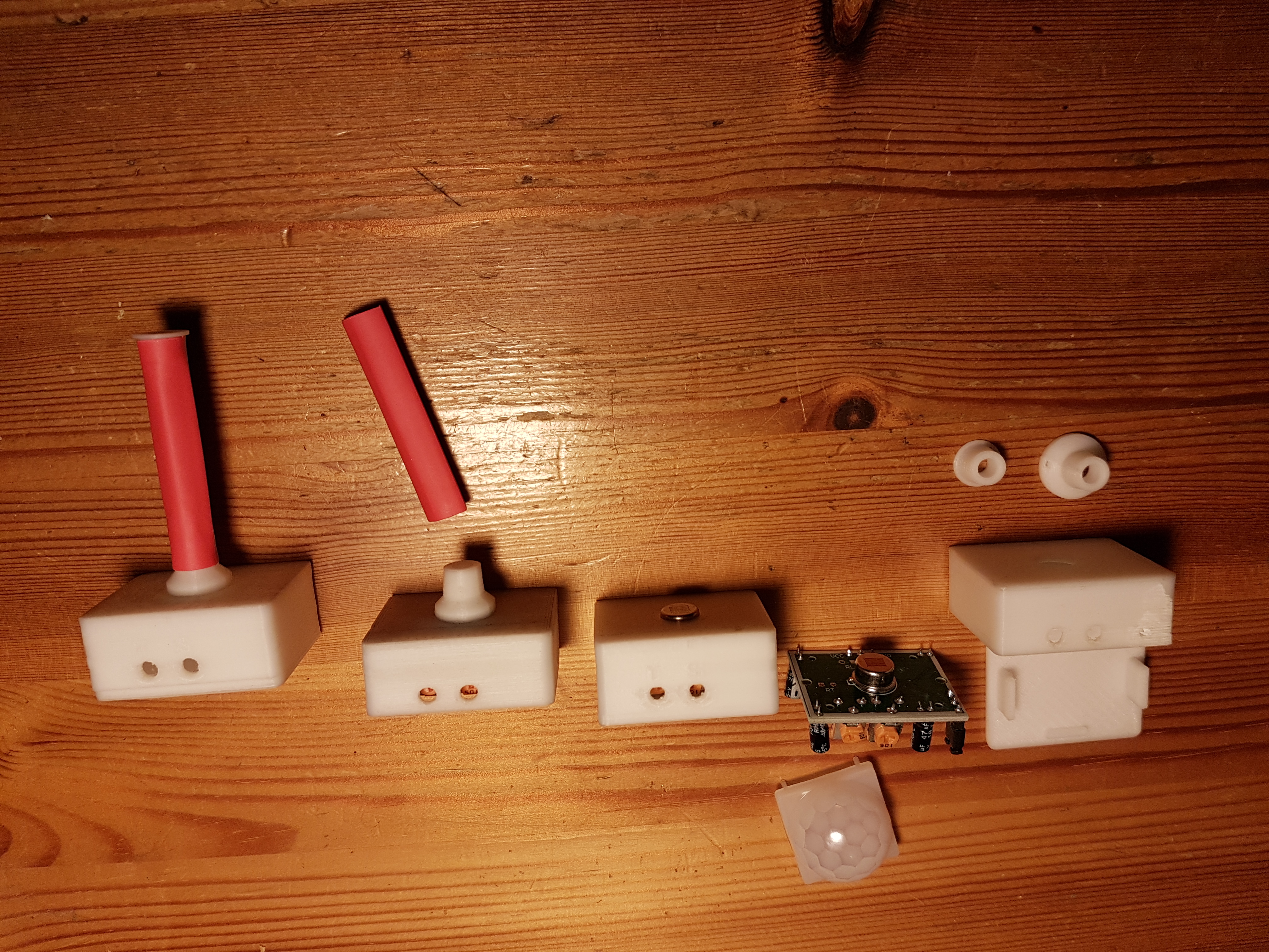 PIR Sensor Box for small detection angles