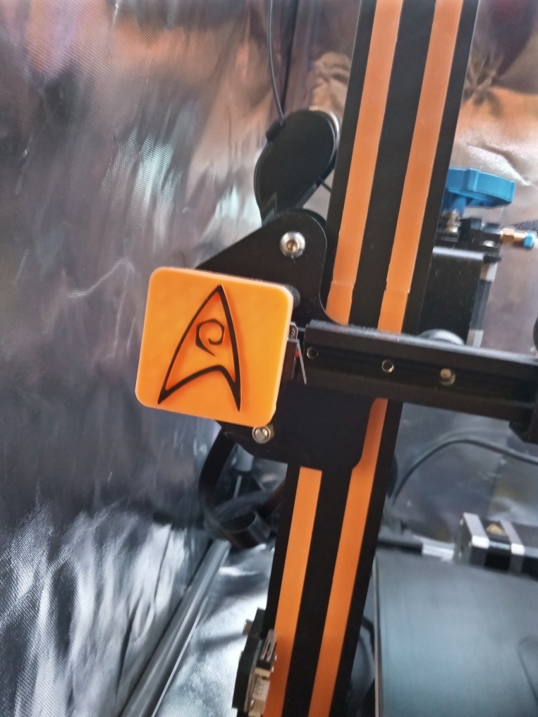 tcpiii's Ender 3 Star Trek TOS Delta Shield QR Code Cover (Operations)