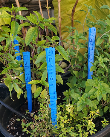 Herb Garden Label Stakes - Set of 12