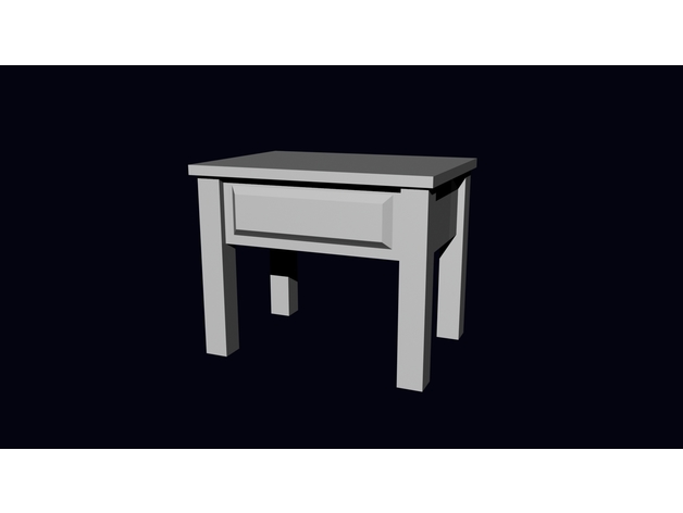FICHIER pour imprimante 3D : chambre Featured_preview_NightStand