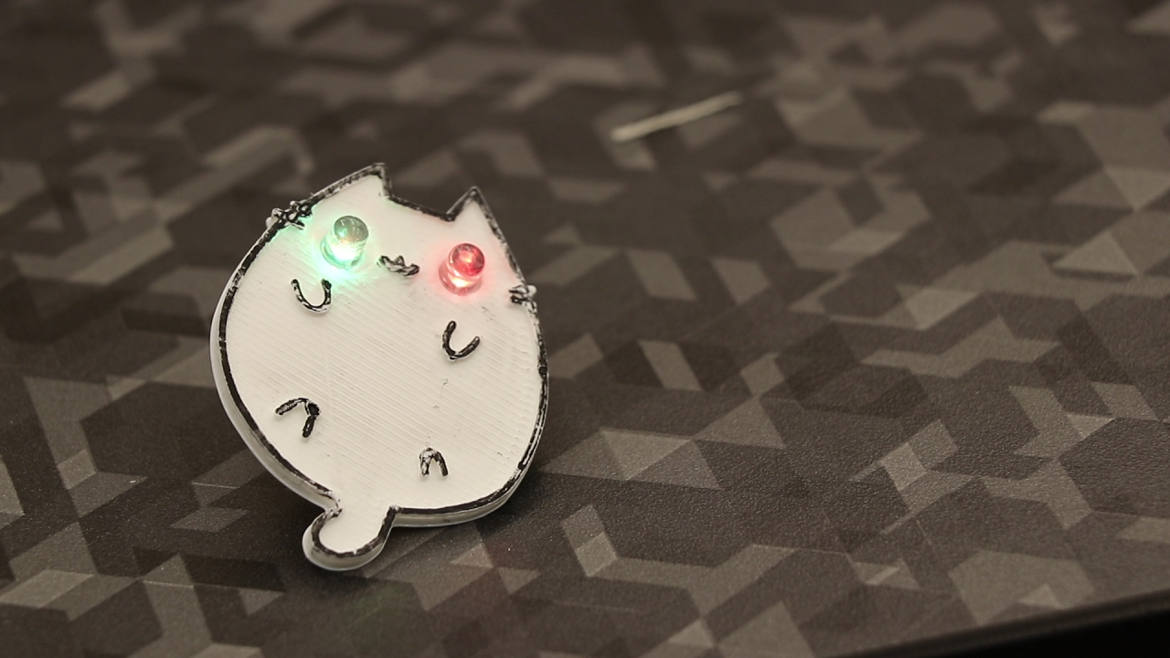 Led Cat Pin