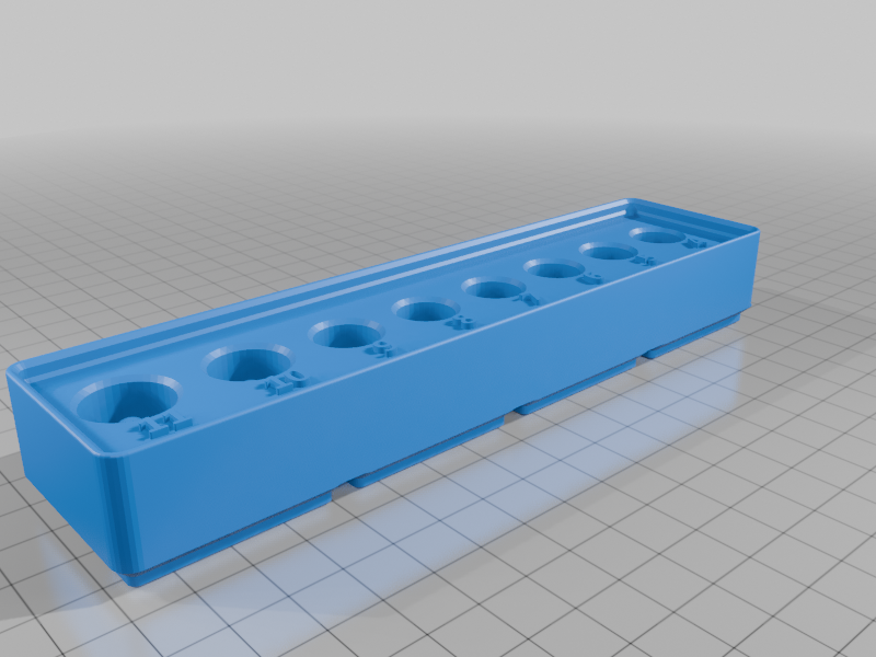 Hyper Tough 1/4 Ratchet and Socket Set Gridfinity